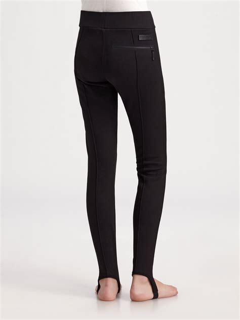 burberry black leggings